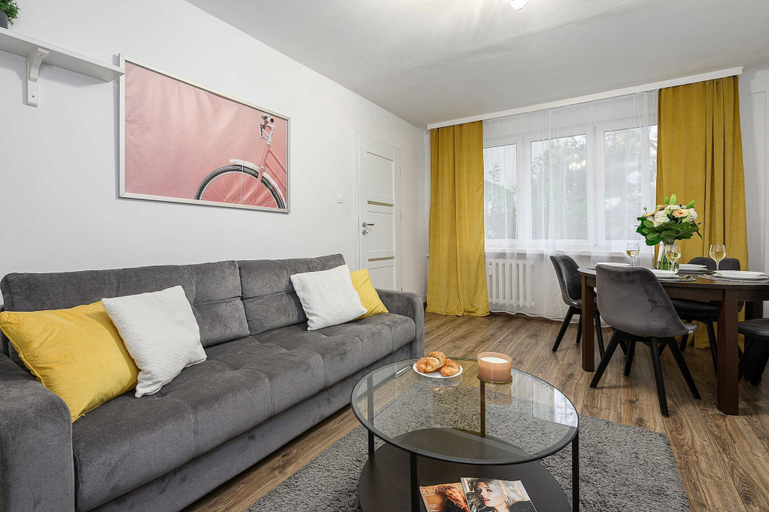 Living room 3, Lush Stay on Przasnyska, Warsaw