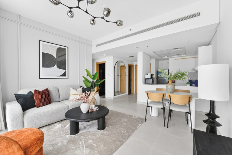 Living area 2, Silkhaus Radiant Bay, Abu Dhabi City