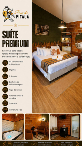 Bedroom 3, Pousada Pitaua, Socorro