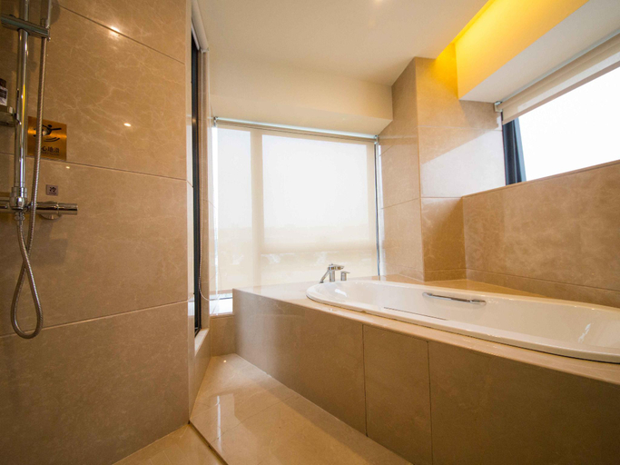 Bathroom 4, James Joyce Coffetel Chengdu Jichang Road Shenxianshu, Chengdu