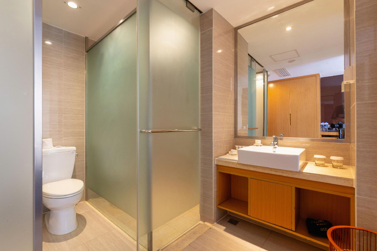 Bathroom 3, Jinjiang Metropolo Hotel - Shenyang Beiyi Road Wanda Plaza, Shenyang