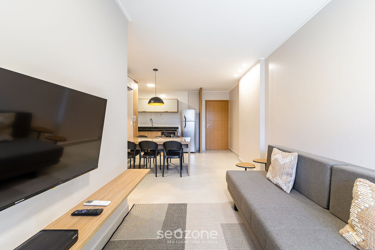 Living area 4, Apart in Building w/ Pool and Barbecue. Sli0715, Maceió (capital)