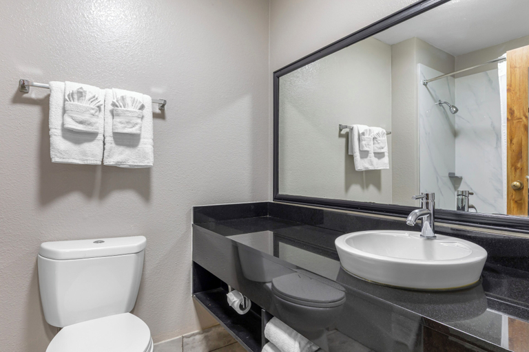 Bathroom 4, Studio 6 Plano, TX, Collin