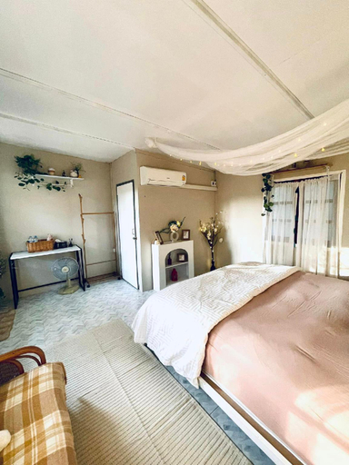 Bedroom 2, MaeKlong LongStay Room02, Amphawa