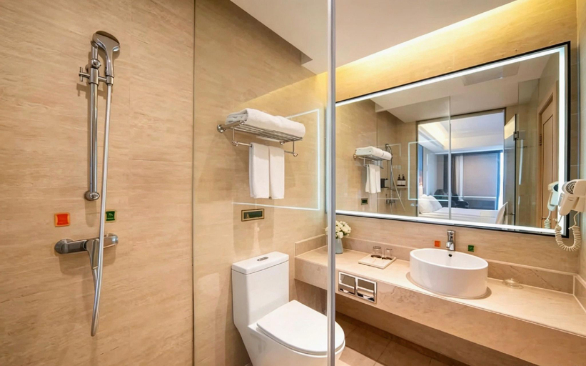 Bathroom, Vienna Hotel Zhejiang Tongxiang Puyuan, Jiaxing