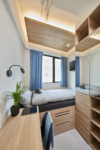 Bedroom 2, Weave Studios - Prince Edward, Kowloon
