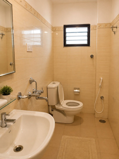 Bathroom 5, Homeroots Service Apartment, Hyderabad