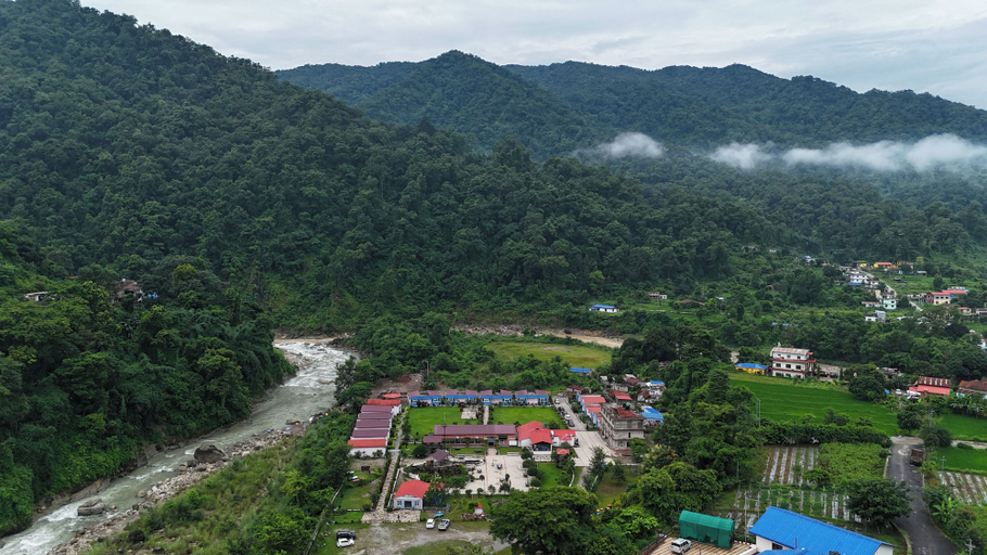 Aerial view 2, Tinau Riverside Resort Pvt Ltd, Lumbini