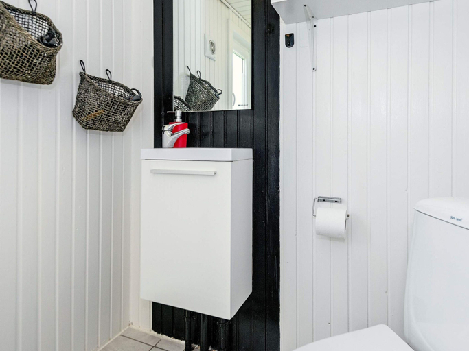 Bathroom, 4 Person Holiday Home in Hovborg, Vejen