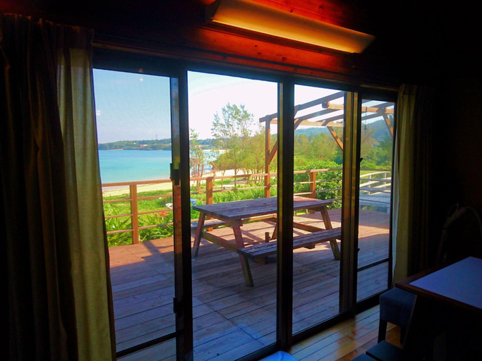 Bedroom 2, Private Beach House, Motobu