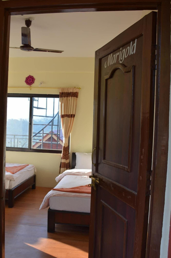 Bedroom 2, Greenhills Guesthouse, Gandaki