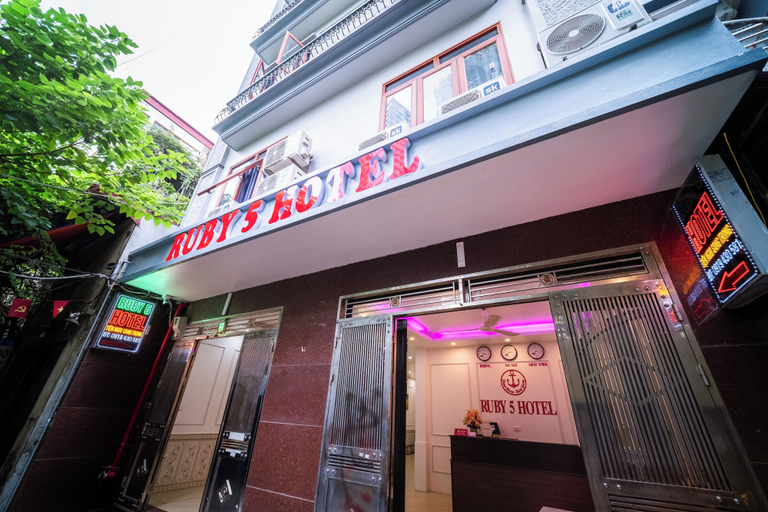 Exterior detail 3, RUBY 5 HOTEL, Cầu Giấy