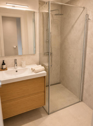 Bathroom, Sea View Apartment - Residence Les Sablettes, Alpes-Maritimes