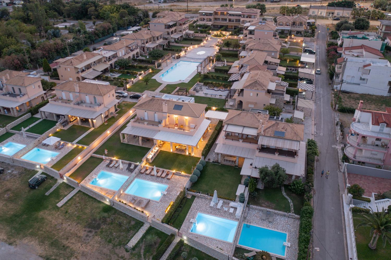Exterior view 3, Seafront Villa Ciel with Private Pool in Nafpaktos, West Greece