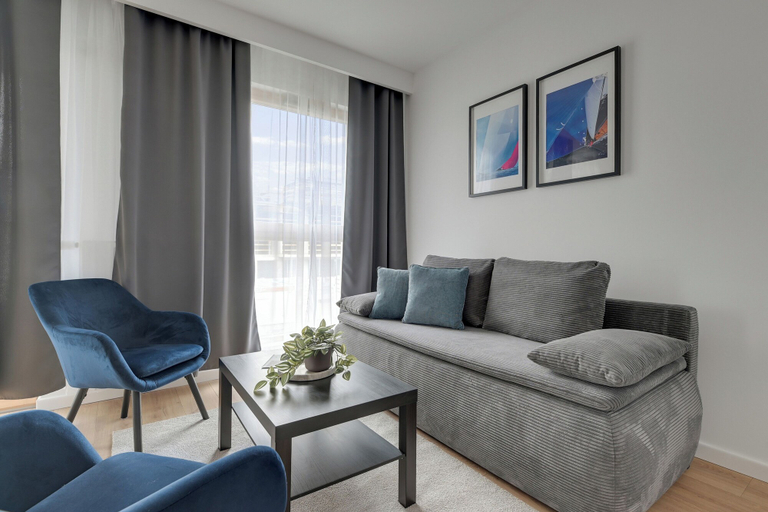 Living area 5, Porto Regatta with Parking and Gym, Gdańsk City