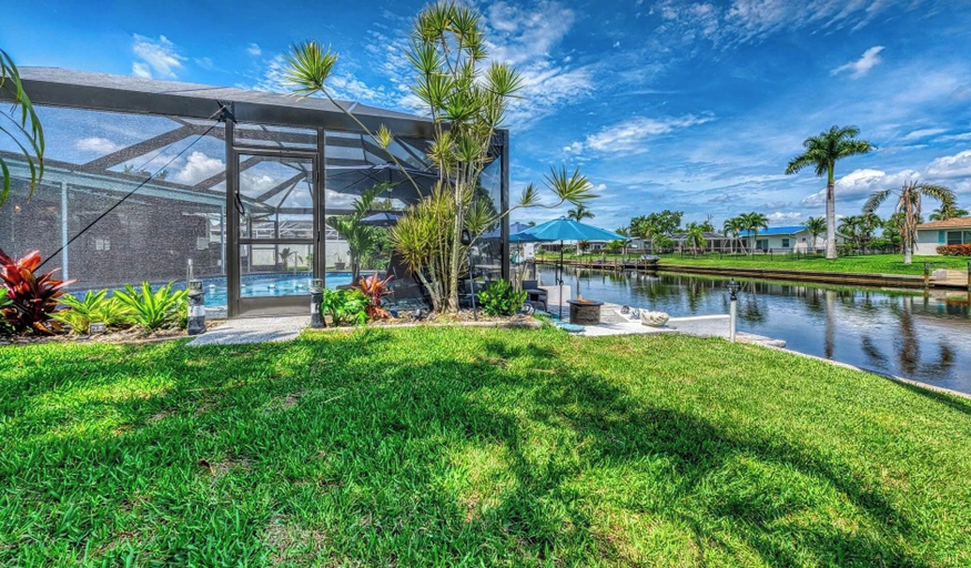 Property grounds, Waterfront Luxury Micro Resort Heated Salt Pool 4 Bedroom Home, Lee