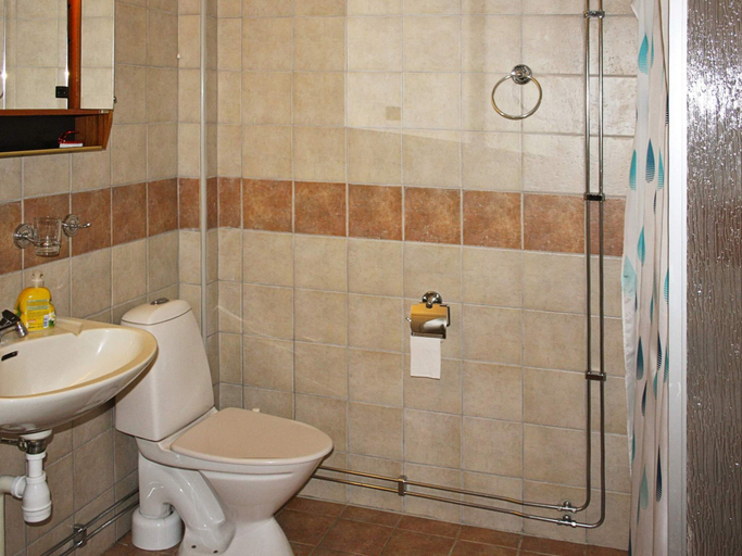 Bathroom, 4 Person Holiday Home in Tvaaker, Varberg
