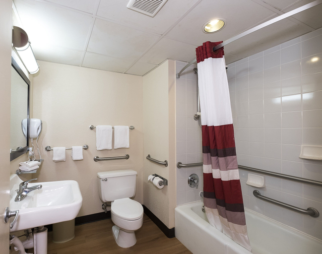 Bathroom 4, Red Roof Inn Cortland, Cortland