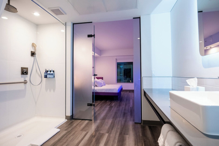 Bathroom 5, YOTEL Miami, Miami-Dade