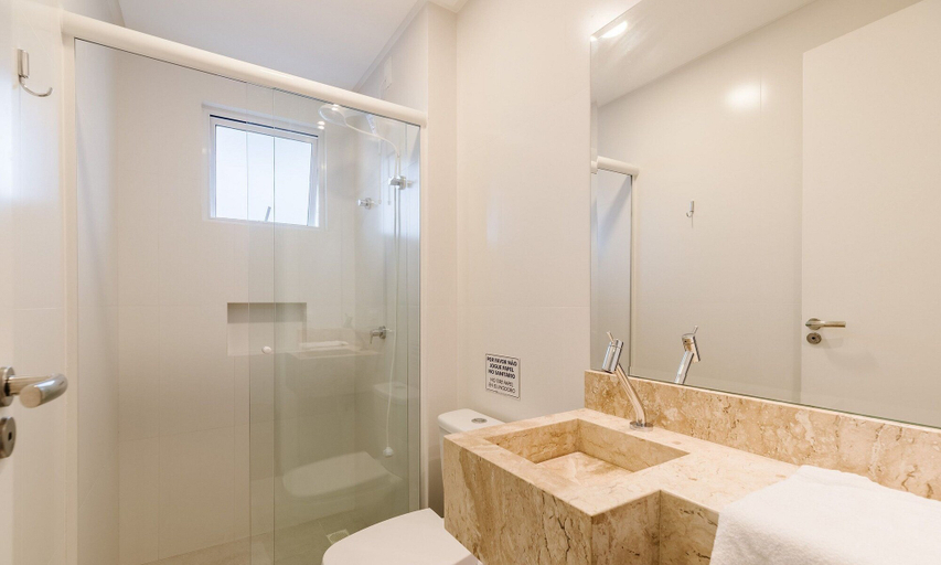 Bathroom 5, Studio 350m From Beach Bombinhas Vec213, Bombinhas