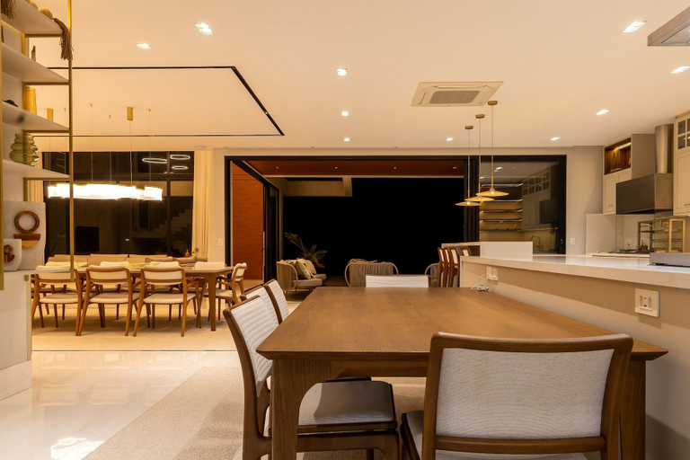 Dining 4, Mansão de Luxo a 35 minutos de SP, Araçariguama