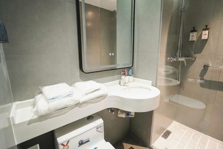 Bathroom 3, Jinjiang Inn Linyi Luozhuang Branch, Linyi