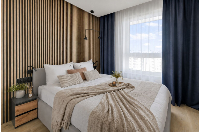 Room 2, Nowa Letnica - Gdańsk Panoramic View, Gdańsk City