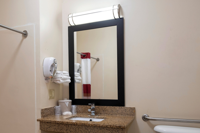 Bathroom 4, Red Roof Inn & Suites Dover Downtown, Kent