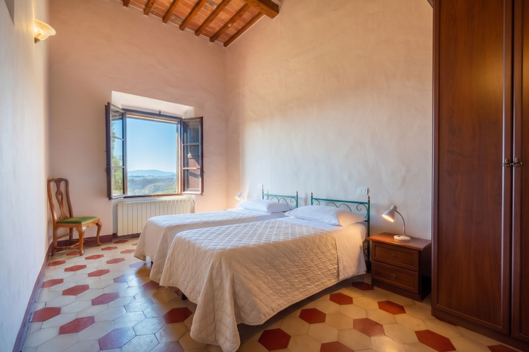 Bedroom 2, La Certosa di Pontignano, Siena