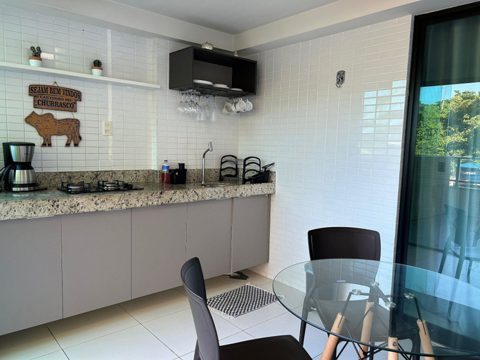 Dining 5, Flat Premium Vista Mar - Praia de Tabatinga, Conde