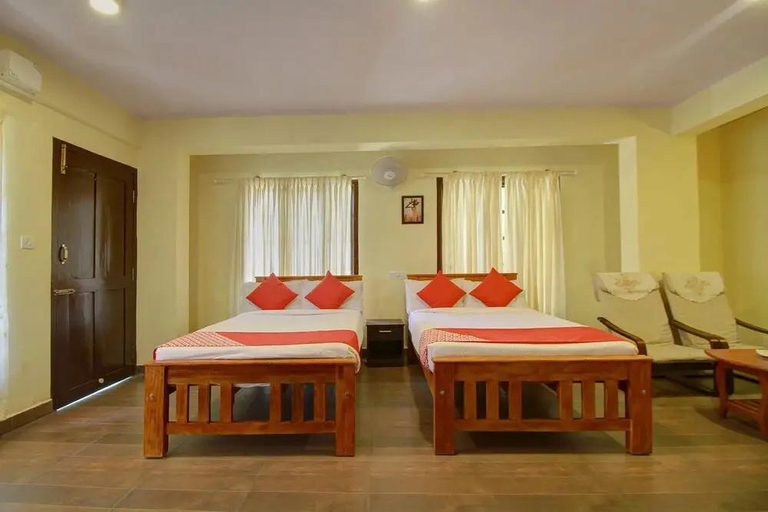 Bedroom, Hilldale resorts, Kodagu