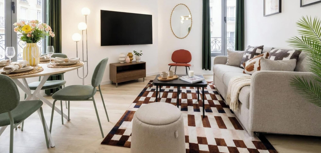 Living area 5, FurtiveStay - Sentier - Ponceau, Paris