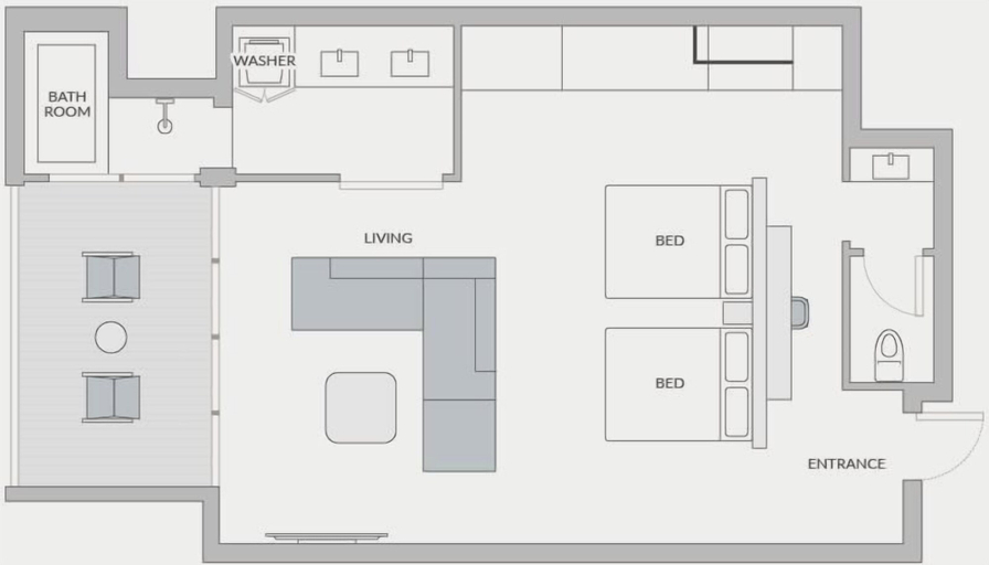 Room 5, seven x seven YUFUIN, Yufu
