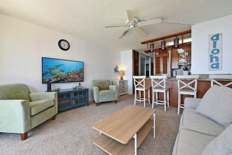 Interior 5, Oceanfront 1BD Amazing Ocean Views - Maalaea Banyans 203, Maui
