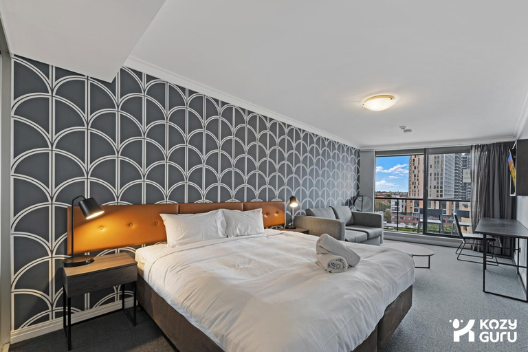 Bedroom 2, KozyGuru | Sydney CBD | Best Location Studio, Sydney