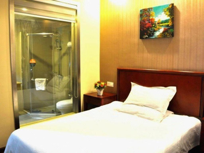 Bedroom 2, GreenTree Inn Suzhou Wangting Zhanwang Business Hotel, Suzhou