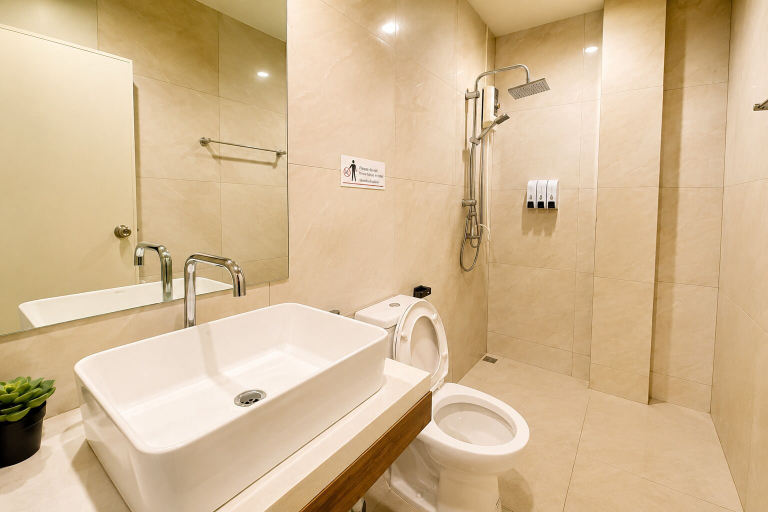 Bathroom 2, Wisdom Muangthong Hostel, Pak Kret