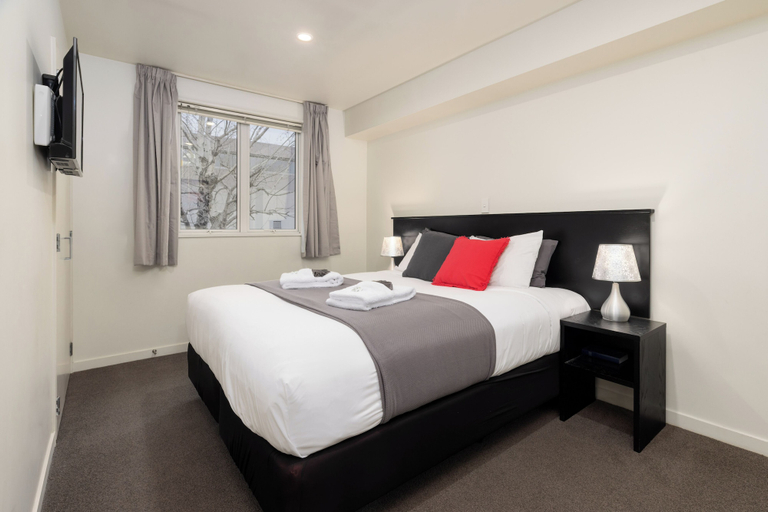 Bedroom 4, Salerno Motel Apartments, Christchurch