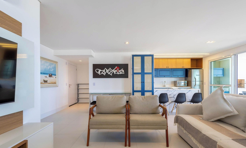 Living area 4, Apt w/ Balcony, BBQ & sea View Shc0801, Piçarras