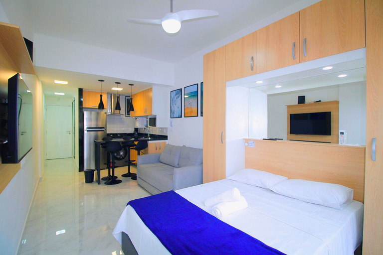 Room 5, Vista para o mar na quadra da Praia C066, Rio de Janeiro