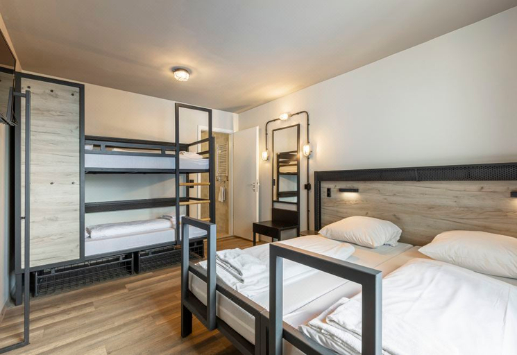 Bedroom 3, a&o Frankfurt Ostend, Frankfurt am Main