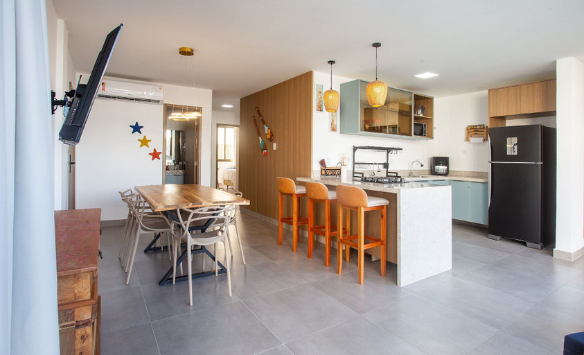 Private kitchen 4, Apartment in Condominium With Pool Vll0002, Maraú