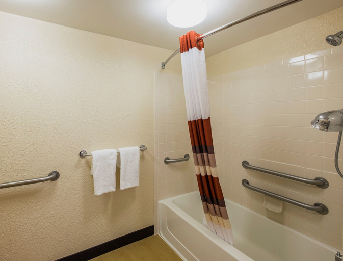 Bathroom 4, Red Roof Inn Indianapolis South, Indianapolis
