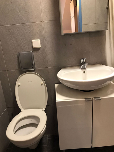 Bathroom 2, Comfort Hotel Room near Prater & City Center, Wien