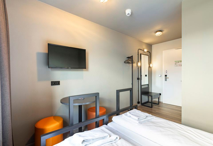 Bedroom 2, a&o Frankfurt Ostend, Frankfurt am Main