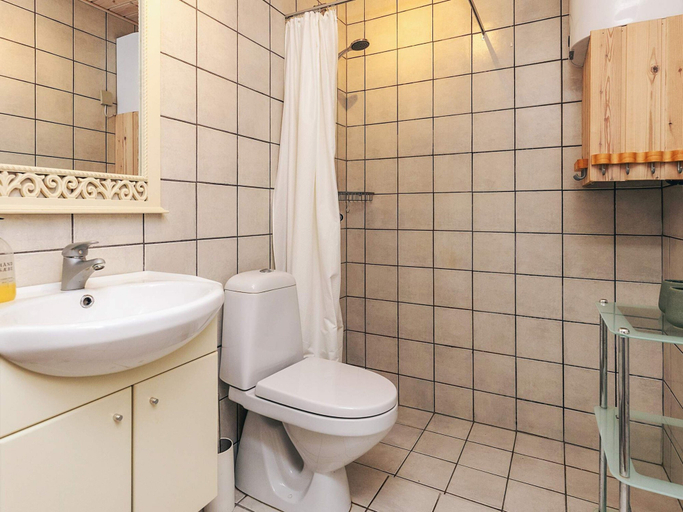 Bathroom, 4 Person Holiday Home in Vestervig, Thisted