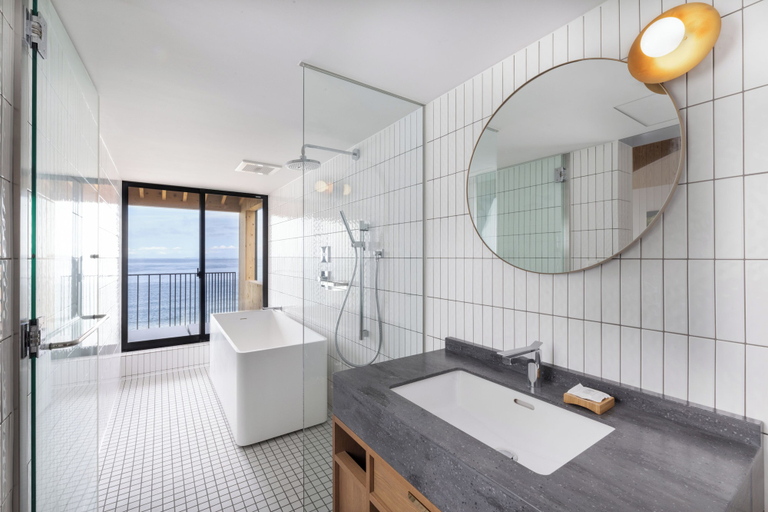 Bathroom 5, Kamome Slow Hotel, Awaji