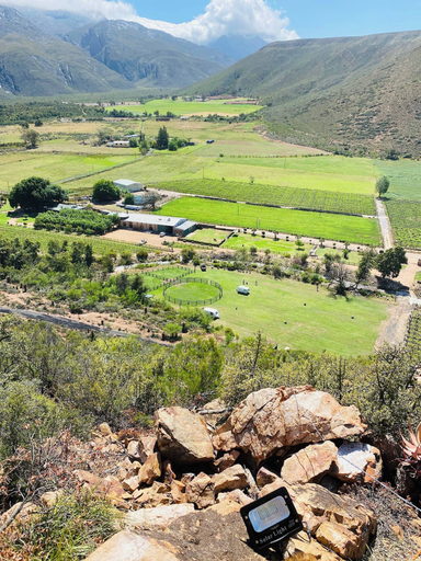 Aerial view 2, Tranquil Villa Retreat at Oaksrest Vineyards, Ladismith, Eden