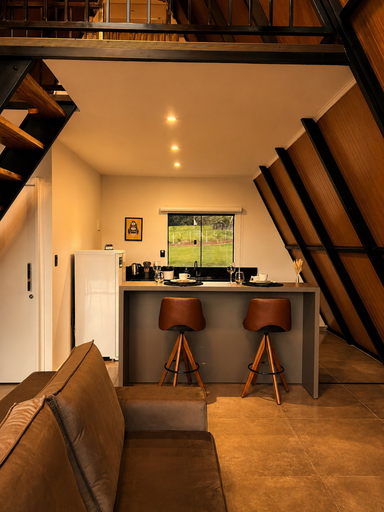 Interior 2, Chalé Refúgio, Cordilheira Alta