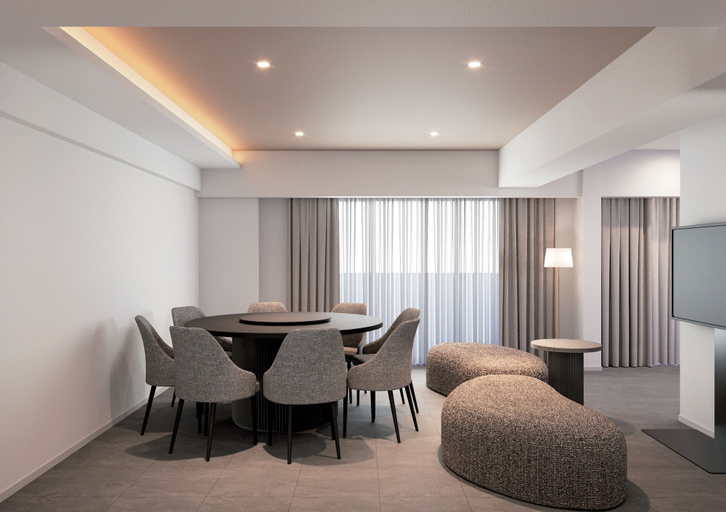 Living area 3, KOUSA Osaka Namba, Osaka